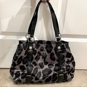 Coach Ocelot Leopard Purse